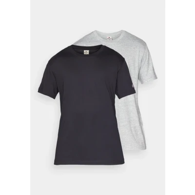 Image of Champion Icons CREW NECK 2 PACK Basic Tshirt, Men&#039;s, Size: XS, Grey