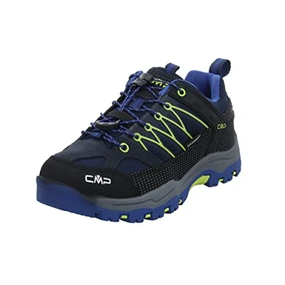 Image of CMP Rigel LOW WP Hiking shoes for kids, Size: 12K, Blue/electric Leather and textile