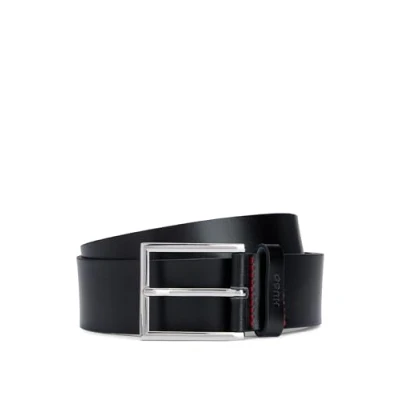 Image of HUGO Giaspo Belt, Men&#039;s, Size: 32, Schwarz