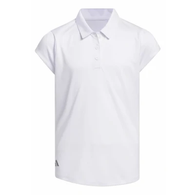 Image of adidas Junior Girls Performance Short Sleeve Polo Shirt