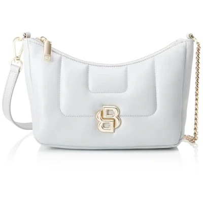 Image of BOSS ICON HOBO Handbag, Women&#039;s, Size: One Size, Light/pastel grey
