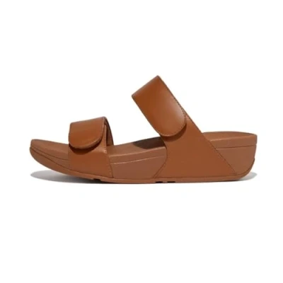Image of Fitflop LULU Mules, Women&#039;s, Size: 6.5, Light tan Leather
