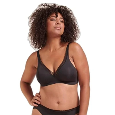 Image of Sloggi Adapt Twist Tshirt bra, Women&#039;s, Size: 30A C. 32A/B, Black