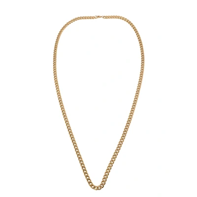 Image of Akitsune Fibra Necklace, Men&#039;s, Size: 15.75, Gold coloured