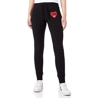 Image of Love Moschino Tracksuit bottoms, Women&#039;s, Size: 40, Black