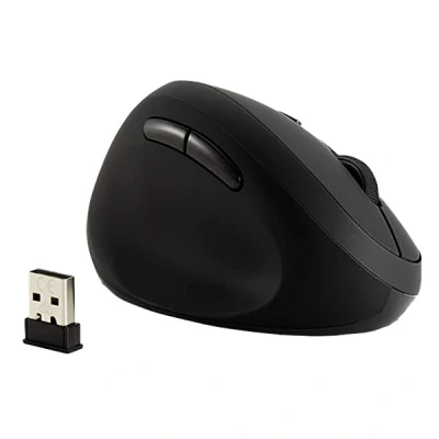 Image of Kensington Pro Fit Left Handed Ergo Wireless Mouse, Ergonomic Design Computer Mouse for Users, 6 Button Control and USB Connectivity, Black K79810WW