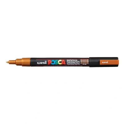 Image of Uni Ball Posca Fine Bullet Tip Marker Bronze