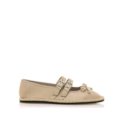 Image of mtng FLO Ankle strap ballet pumps, Women&#039;s, Size: 5, Raky nude Pu