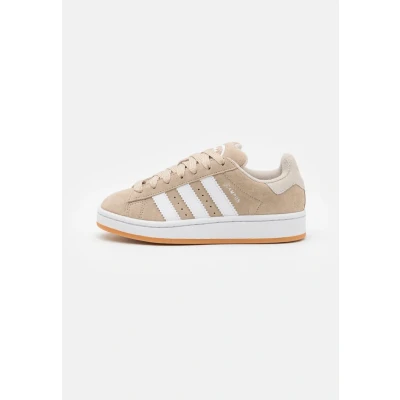 Image of adidas Originals Campus 00S Unisex Trainers for kids, Size: 3, Beige/footwear white Suede