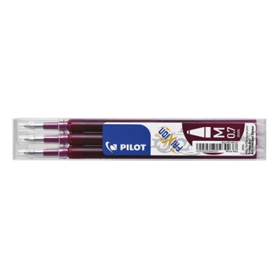 Image of Pilot Pen Frixion Ball 2261022F Refill Rollerball Thickness 0.7 mm Dark Red Erasable Pack of 3