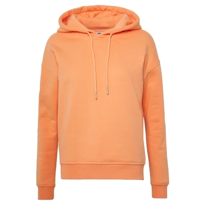 Image of Urban Classics Ladies Hoody Hoodie, Women&#039;s, Size: XS, Papaya