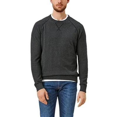 Image of s.Oliver Jumper, Men&#039;s, Size: Medium, Black