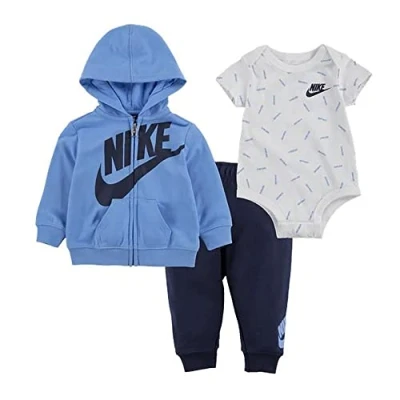 Image of Nike Sportswear TOSS PANT BABY SET Body for kids, Size: 9m, Midnight navy