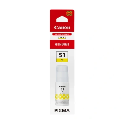 Image of Canon GI 51 Yellow Ink Bottle 4548C001