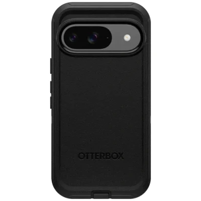 Image of OtterBox Defender Plastic Back Cover Black Google Pixel 9/9 Pro