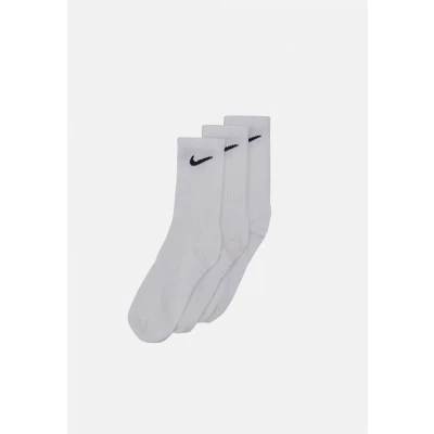 Image of Nike Performance Everyday CREW Unisex 3 PACK Sports socks, Size: 11 14.5, Bianco