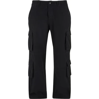 Image of Urban Classics Double Cargo trousers, Men&#039;s, Size: 44, Black