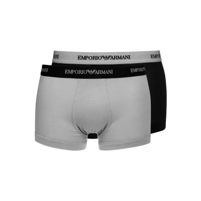 Image of Emporio Armani 2 PACK Pants, Men&#039;s, Size: XXL, Grey/black