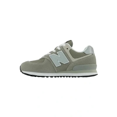 Image of New Balance 574 Unisex Trainers for kids, Size: 1, Grey white shoes