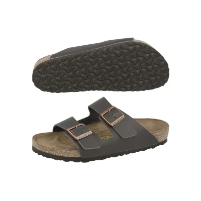 Image of Birkenstock Arizona Mules, Size: 12, Dark brown (051101) Leather