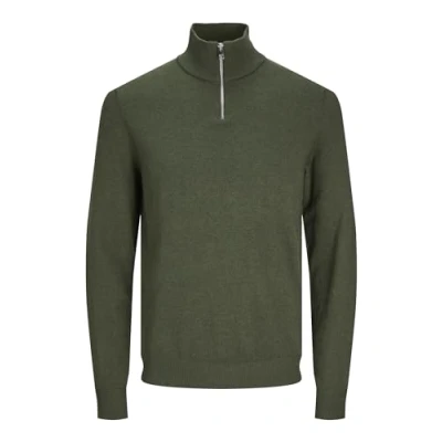 Image of Jack &amp; Jones Jjeemil Jumper, Men&#039;s, Size: XS, Kombu green