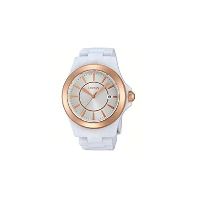Image of Lorus Women Analogue Quartz Watch with Plastic Strap RH978EX9, White, 39MM, strip