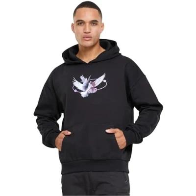 Image of Upscale by Mister Tee VIVE LA Liberte Oversize Hoodie, Men&#039;s, Size: 5XL, Black