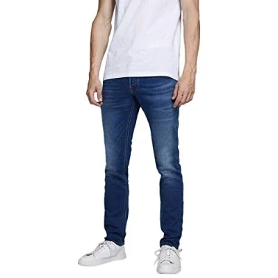 Image of JACK &amp; JONES Men&#039;s Jeans, Blue Denim, 32W / 32L