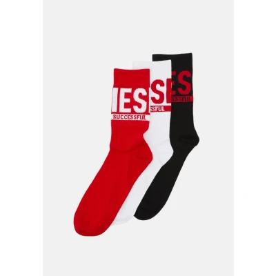 Image of Diesel Skmraythreepack 3 PACK Socks, Men&#039;s, Size: Large, E4273