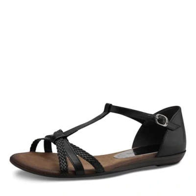 Image of Tamaris Women&#039;s Sandals 1 28137 42, Black, 5.5 UK