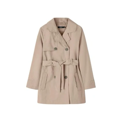 Image of Name it Nkfmadelin Trenchcoat for kids, Size: 11y, Savannah tan
