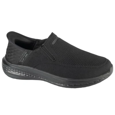 Image of Skechers USA Men&#039;s Slade Deacon Sneaker, Black, 13 UK
