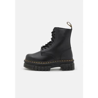 Image of Dr. Martens Audrick BOOT Platform ankle boots, Women&#039;s, Size: 3, Black Leather