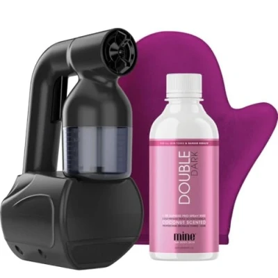 Image of MineTan Bronze Babe Personal Spray Tan Kit Black 50ml