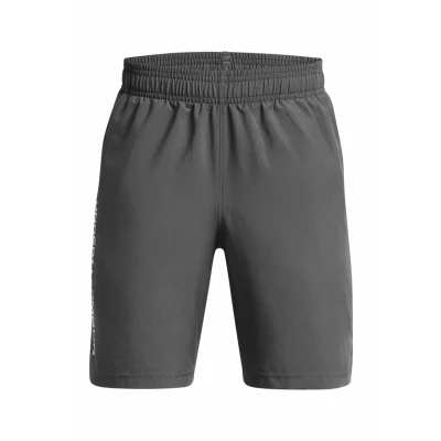 Image of Under Armour TECH Wordmark Sports shorts Castlerock for kids, Size: 7y,