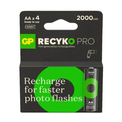 Image of GP Batteries ReCyko Photoflash Batterie rechargeable AA Hybrides nickel métal (NiMH)