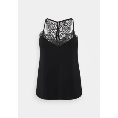 Image of Vero Moda Curve Vmana Top, Women&#039;s, Size: 24 26, Black