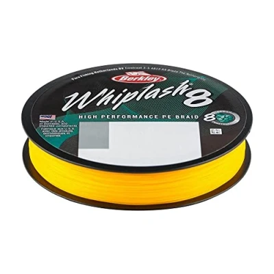 Image of Berkley Whiplash 8 Braided line Yellow 0.06mm / 10.7kg (300m) fishing