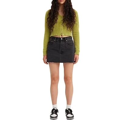 Image of Levi&#039;s Women&#039;s Icon Skirt, There&#039;s a Storm Coming, 32W