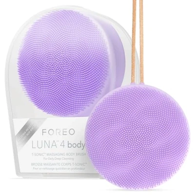 Image of FOREO LUNA 4 Body T Sonic Massaging Brush (Various Shades) Lavender