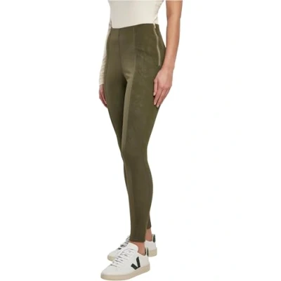 Image of Urban Classics Trousers, Women&#039;s, Size: 30, Olive