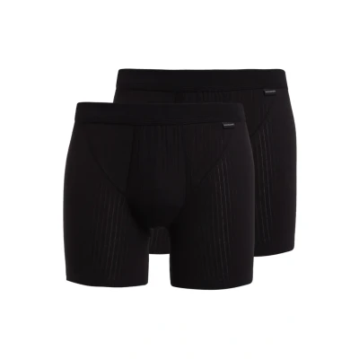 Image of Schiesser 3PACK Boxershorts Organic Cotton 95/5 Pants, Men&#039;s, Size: Large, Black