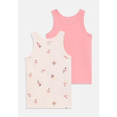 Image of Name it Nmftank Ballarina 2 PACK Undershirt for kids, Size: 3y, Pearl/peony