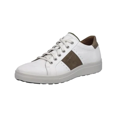 Image of Josef Seibel Sneaker Maddox Trainers, Men&#039;s, Size: 8, Weiss blau Leather