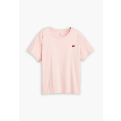 Image of Levi&#039;s Women&#039;s Plus Size The Perfect Tee T Shirt, Chesthit Logo, Potpourri, XL