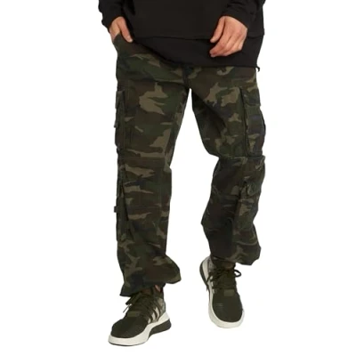 Image of Brandit PURE Vintage Cargo trousers, Men&#039;s, Size: 5XL, Olive camo