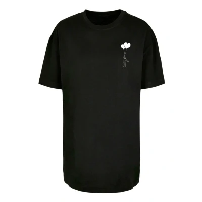 Image of Merchcode LOVE IN THE AIR Print Tshirt, Women&#039;s, Size: 3XL, Black