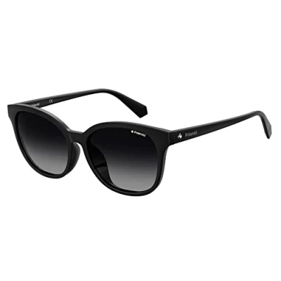 Image of Polaroid Sunglasses, Women&#039;s, Size: 55, Black