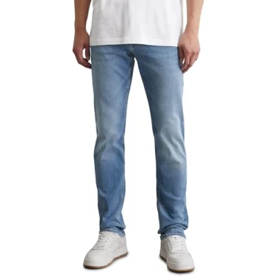 Image of Marc O&#039;Polo Modell SJÖBO Shaped IN LÄSSIGER Crosshatch Struktur Slim fit jeans, Men&#039;s, Size: 30x34, Authentic mid