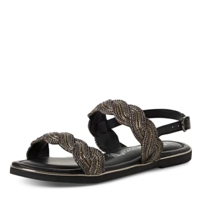 Image of Marco Tozzi Sandals, Women&#039;s, Size: 6, Black comb shoes